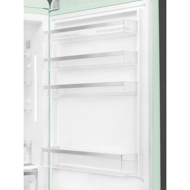 Smeg FAB38RPG5 70cm 50s Style Right Hand Hinge Fridge Freezer, Pastel Green
