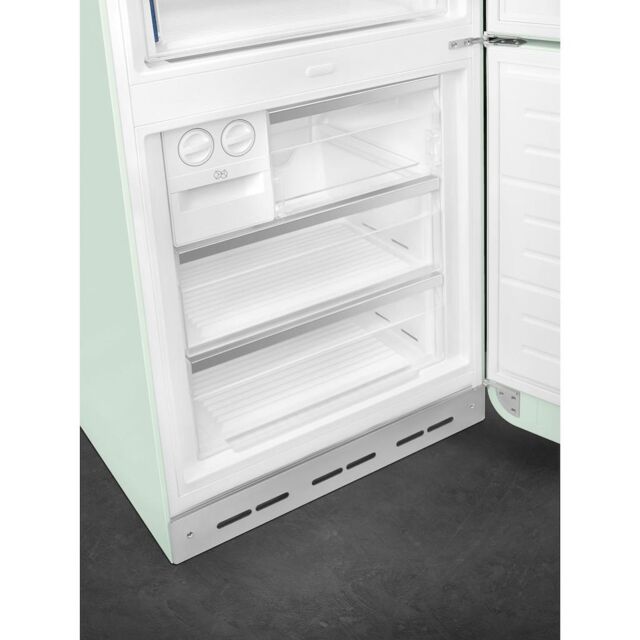 Smeg FAB38RPG5 70cm 50s Style Right Hand Hinge Fridge Freezer, Pastel Green