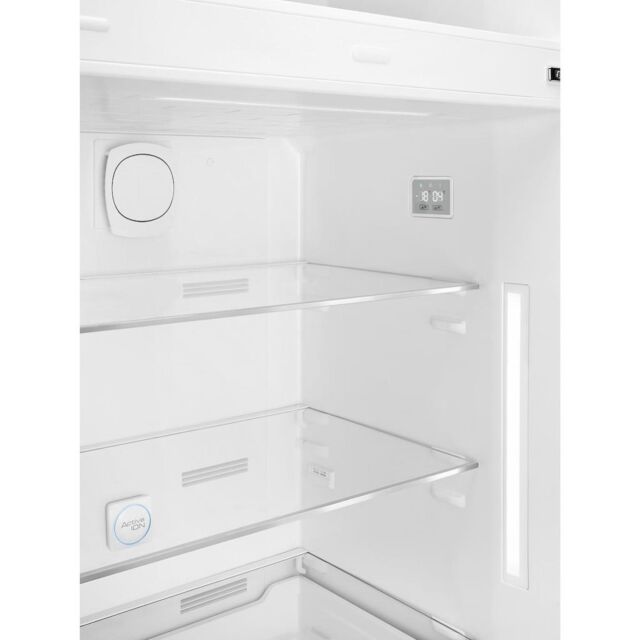 Smeg FAB50RCR5 80.4cm 50s Style Right Hand Hinge Fridge Freezer, Cream