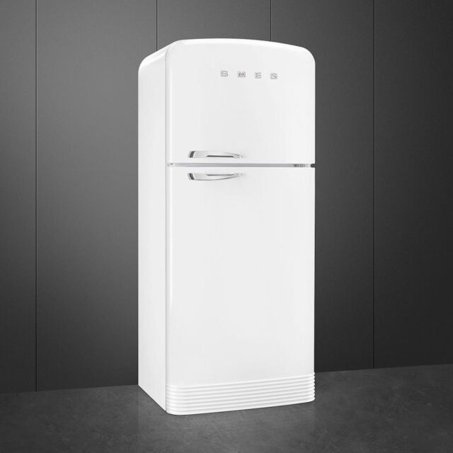 Smeg FAB50RWH5 80.4cm 50s Style Right Hand Hinge Fridge Freezer, White