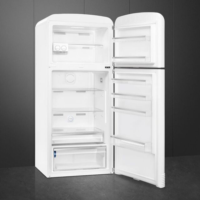Smeg FAB50RWH5 80.4cm 50s Style Right Hand Hinge Fridge Freezer, White