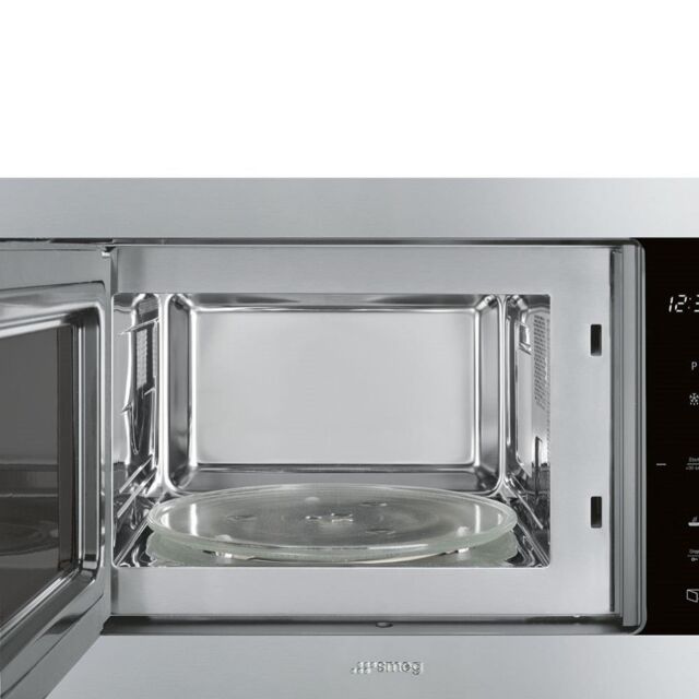 Smeg FMI325X Classic 25 Litre Built In Microwave with Grill in Stainless Steel