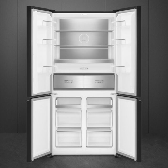 Smeg FQI60KD American Style Fridge Freezer - Dark Inox
