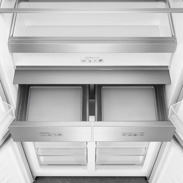 Smeg FQI60KD American Style Fridge Freezer - Dark Inox