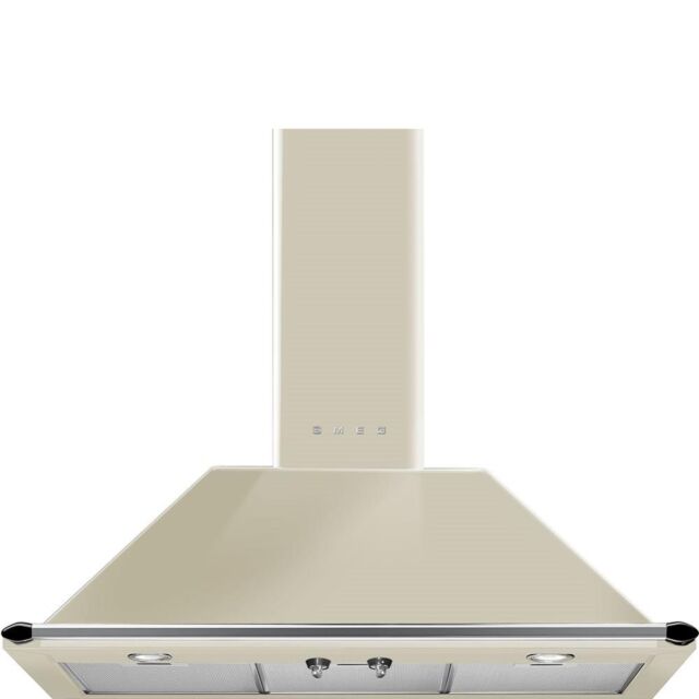 Smeg KT90PE 90cm Victoria Chimney Hood, Cream