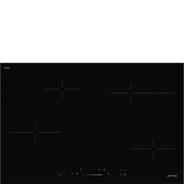 Smeg SE484EMTD 77cm Ceramic Hob, Black