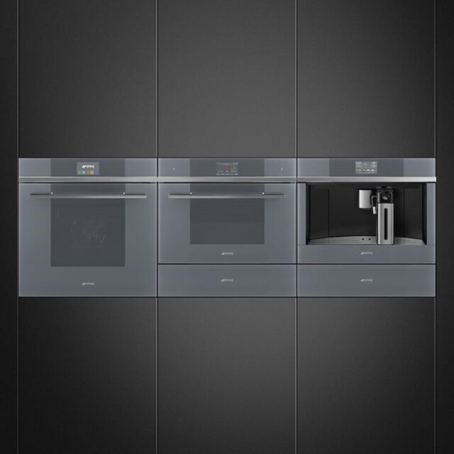Smeg SF4104WMCS 45cm Linea Combi Micro with Vivo Touchscreen in Silver