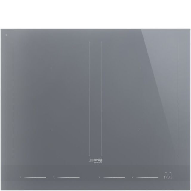 Smeg SIM1644DS 60cm Linea Induction Hob in Silver Glass with AutoVent 2.0
