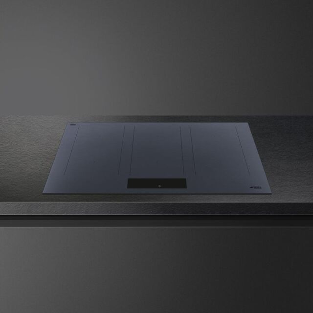 Smeg SIM1864DG 80cm Linea Induction Hob in Neptune Grey with AutoVent 2.0
