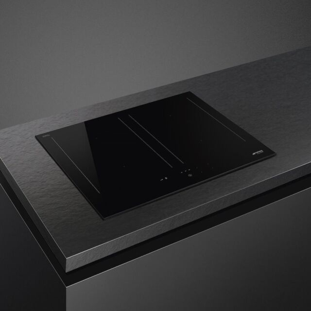 Smeg SIM3644D 60cm Eclipse Induction Hob in Black with AutoVent 2.0