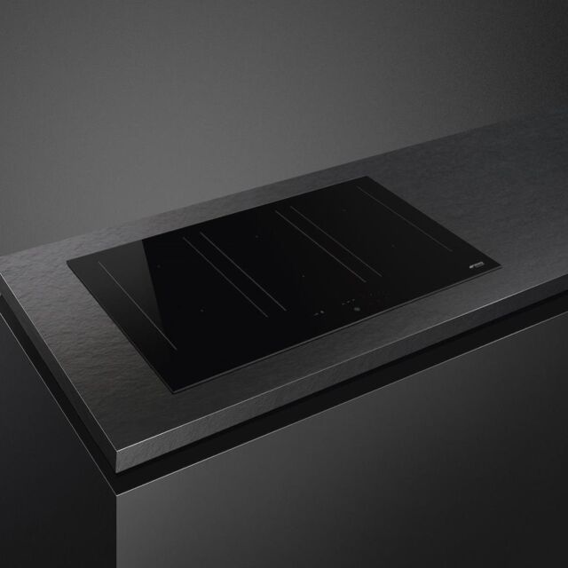 Smeg SIM3864D 80cm Eclipse Induction Hob in Black with AutoVent 2.0