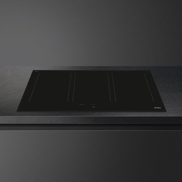 Smeg SIM3964D 90cm Induction Hob AutoVent 2.0, Black