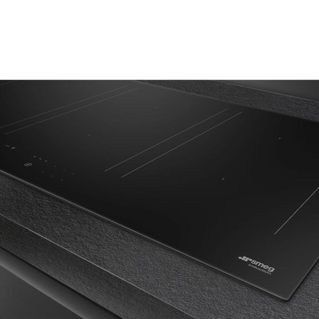 Smeg SIM3964D 90cm Induction Hob AutoVent 2.0, Black