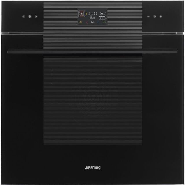 Smeg SO6102M2B3 60cm Linea Speedwave XL Combi Microwave , Black
