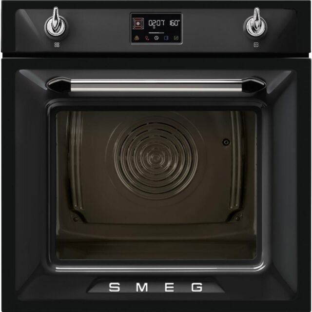 Smeg SOP6902S2PN 60cm Victoria Pyrolytic SteamOne Oven, Black