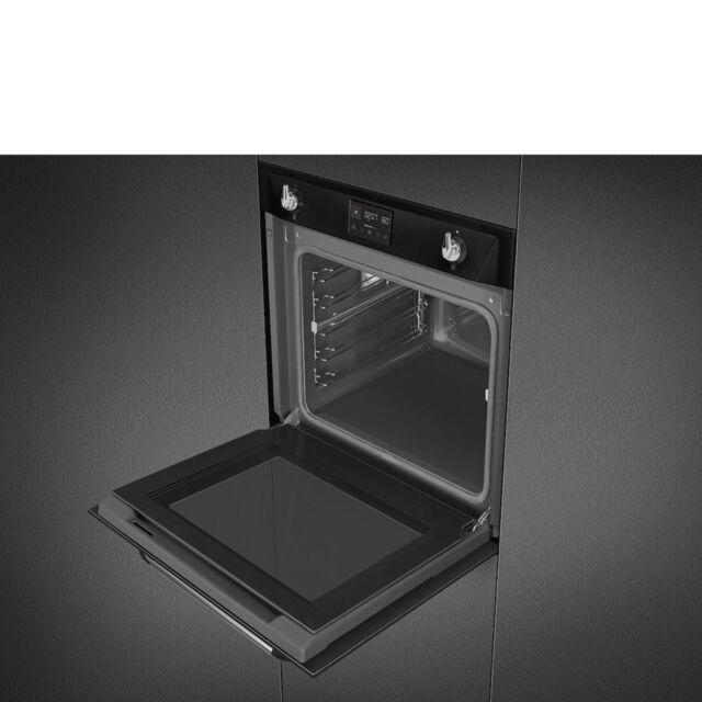 Smeg SOP6902S2PN 60cm Victoria Pyrolytic SteamOne Oven, Black