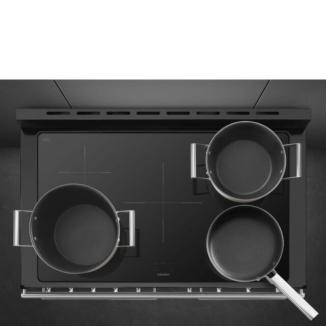 Smeg SY103I 100cm Symphony Electric Range Cooker, Stainless Steel