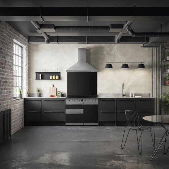 Smeg SY103I 100cm Symphony Electric Range Cooker, Stainless Steel