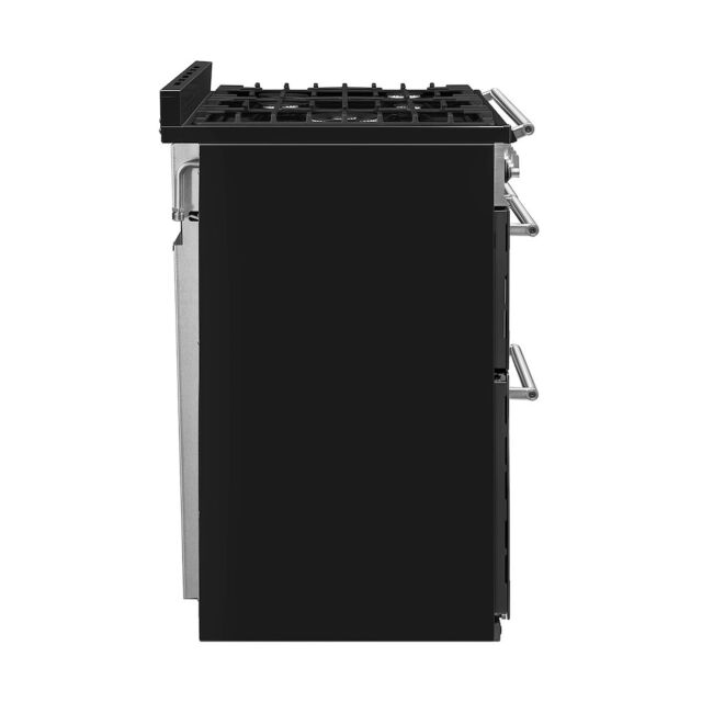 Smeg SY93-1 90cm Symphony Dual Fuel Range Cook, Eclipse Glass