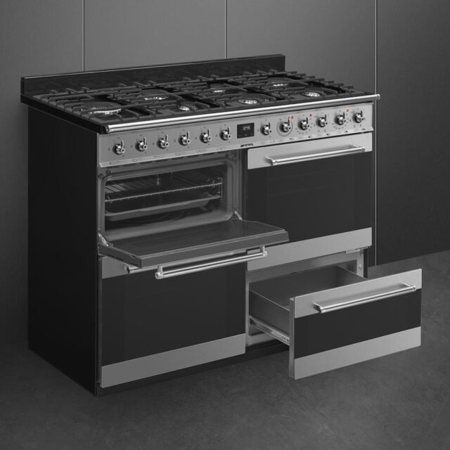 Smeg SYD4110-1 110cm Symphony Dual Fuel Range Cooker