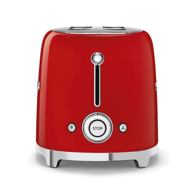 Smeg TSF01RDUK Toaster, Red