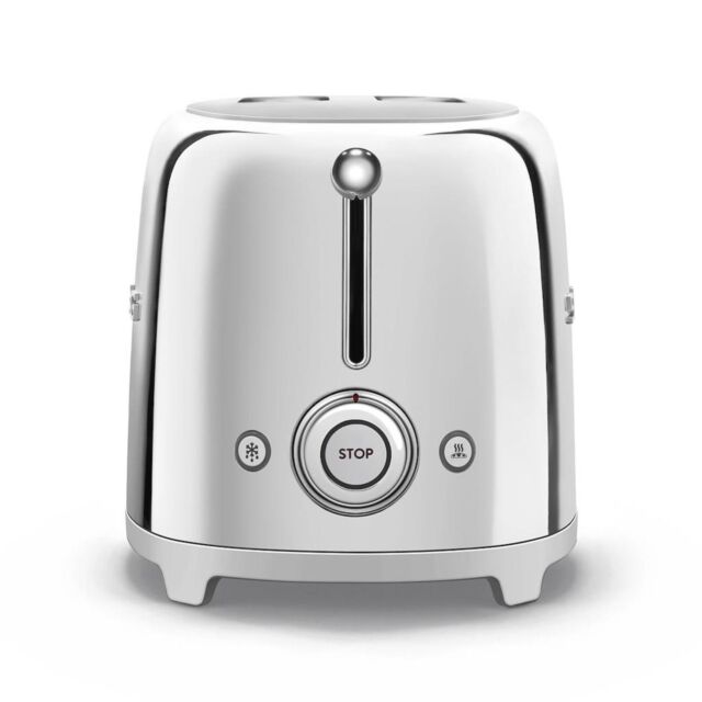 Smeg TSF01SSUK Toaster, Chrome