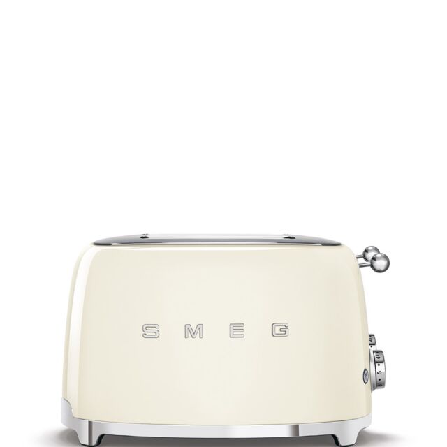 Smeg TSF03CRUK Toaster, Cream