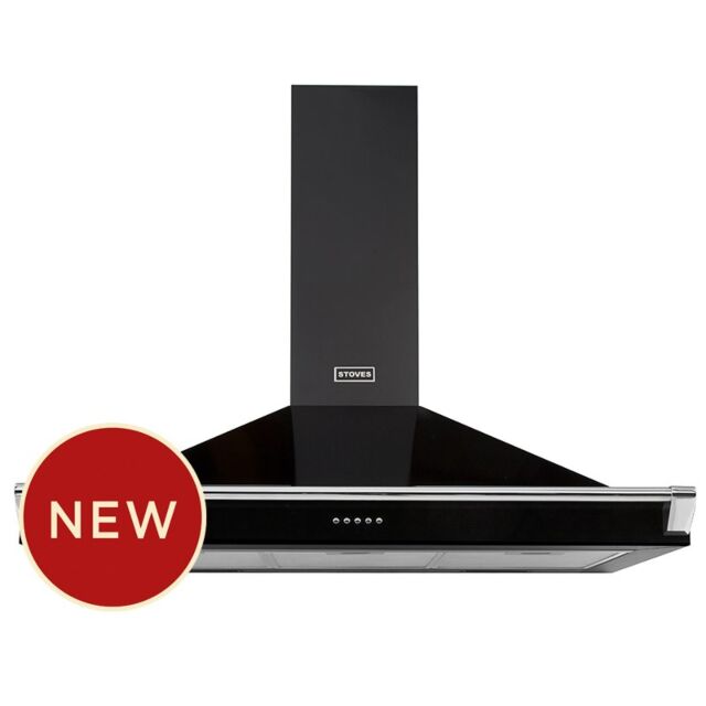 Stoves ST S1000 RICH CHIM RAIL BLK 100cm Hood