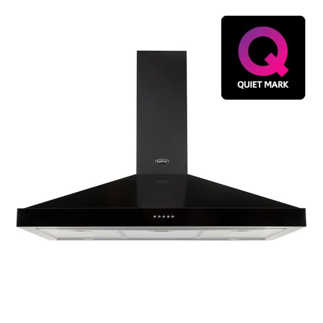 Belling BEL FARMHOUSE 90 CHIM BLK 90cm Hood