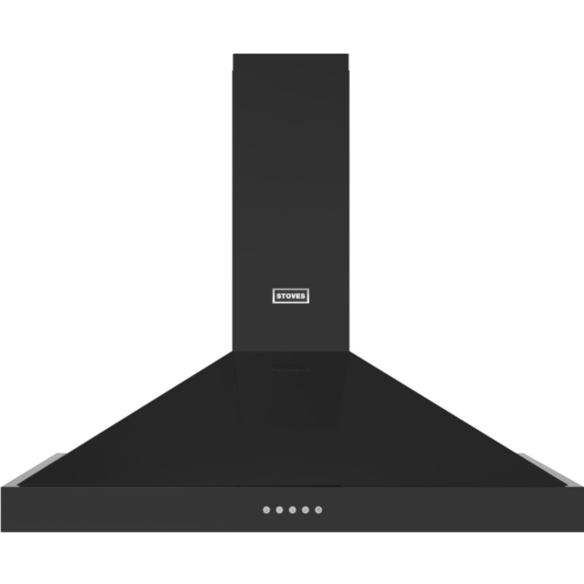 Stoves ST STERLING CHIM 90PYR BLK 90cm Pyramid Hood