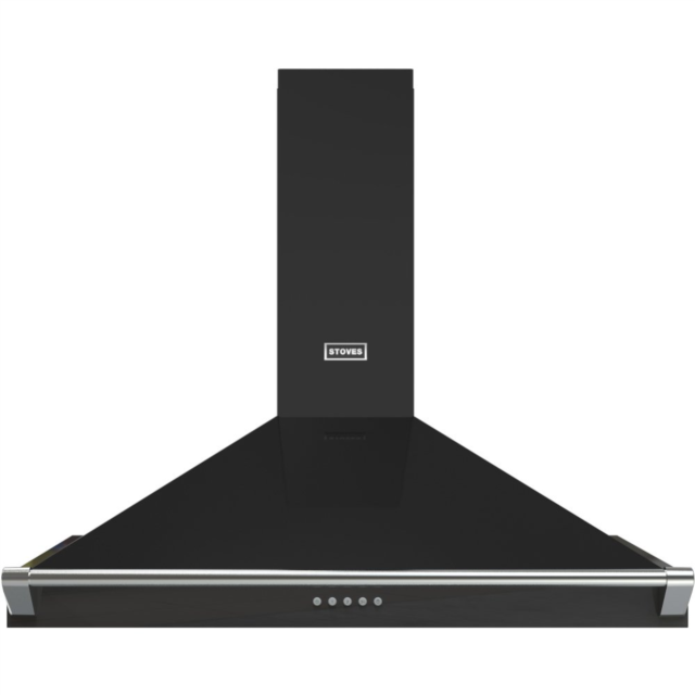 Stoves ST RICHMOND CHIM 110PYR BLK 110cm Pyramid Hood
