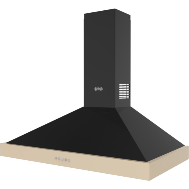 Belling BEL FARMHOUSE CHIM 90PYR CRM 90cm Pyramid Hood
