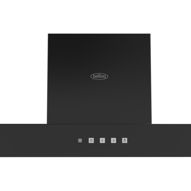Belling BEL CHIM 603T BLK 60cm T-Shape Hood