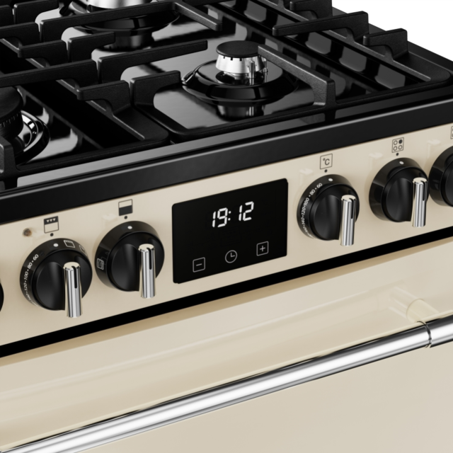 Belling MRA FARMHOUSE 60cm Dual Fuel Cooker with Double Oven - Cream