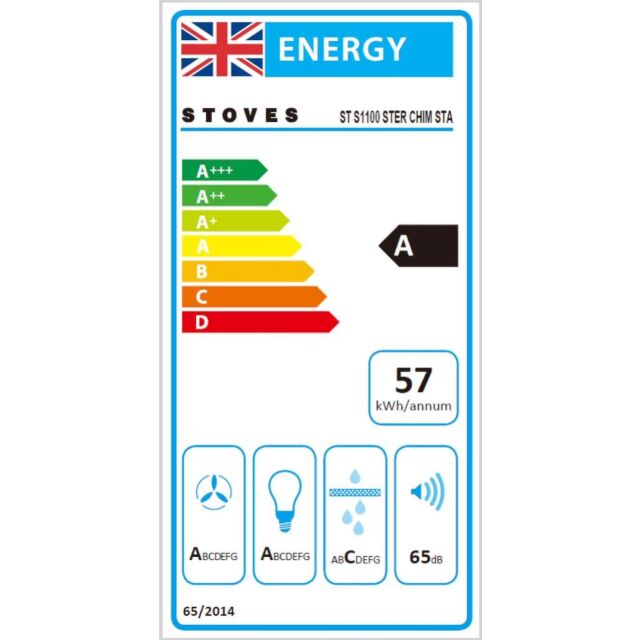 Stoves ST S1100 STER CHIM STA 110cm Hood
