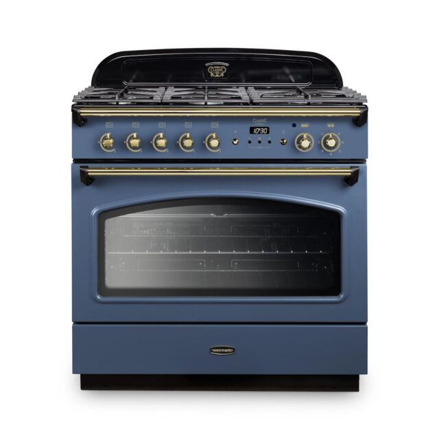 Rangemaster CLAS90FXDFFSB/B 90cm Dual Fuel Range Cooker