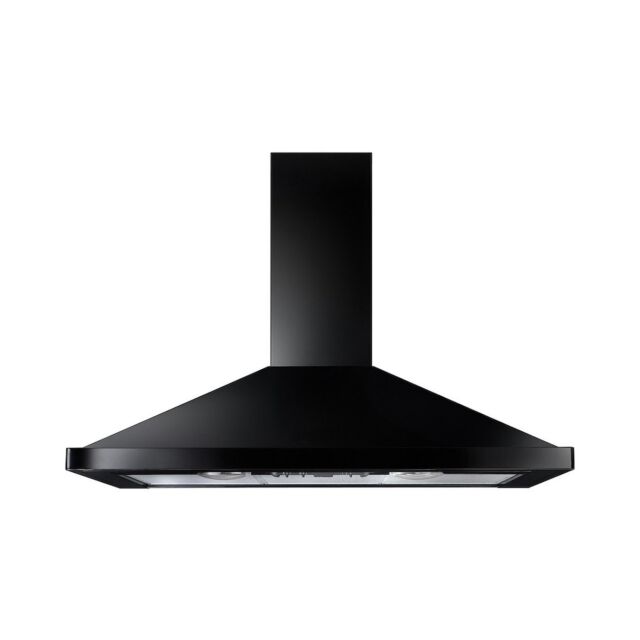 Rangemaster UNBHDC110BL/ Universal 110cm Hood Black No Trim No Rail