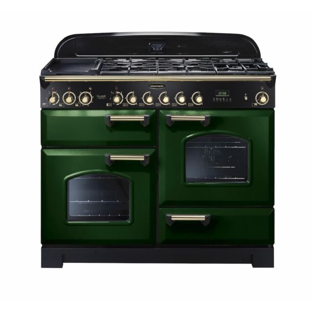 Rangemaster CDL110DFFRG/B 112900 Classic Dl 110 Df Green Brass