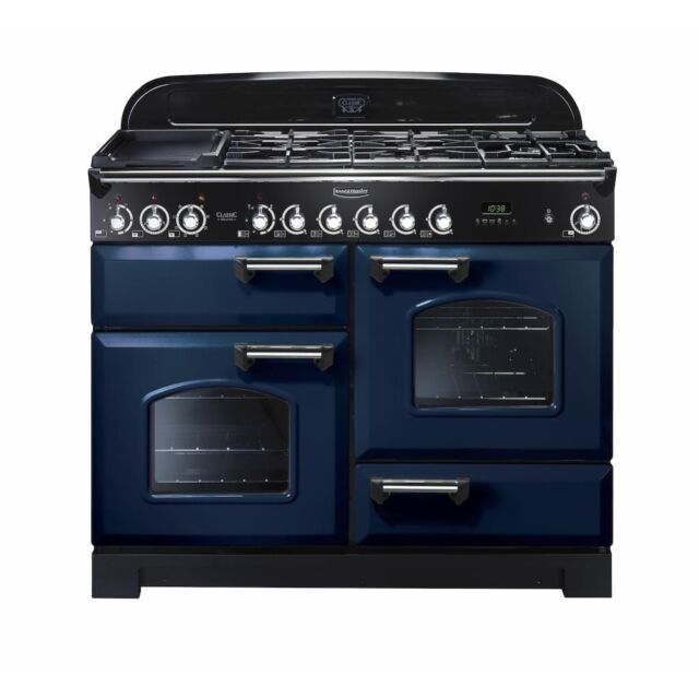 Rangemaster CDL110DFFRB/C 112910 Classic Dl 110 Df Blue Chrome