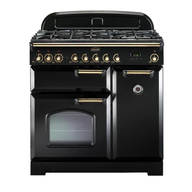 Rangemaster CDL90DFFBL/B 90cm Dual Fuel Range Cooker