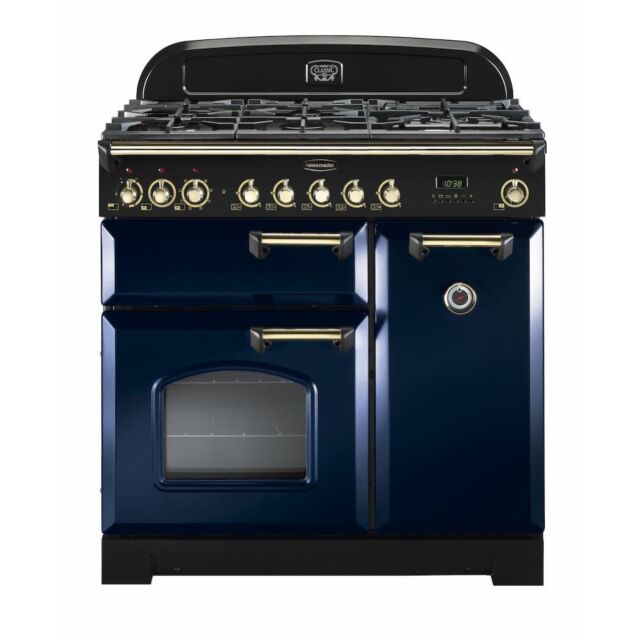 Rangemaster CDL90DFFRB/B 90cm Dual Fuel Range Cooker