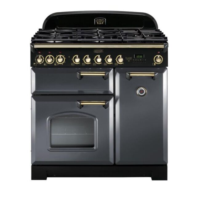 Rangemaster CDL90DFFSL/B 90cm Dual Fuel Range Cooker
