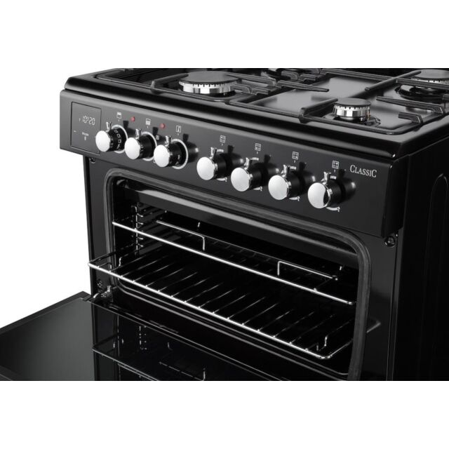 Rangemaster CLA60DFFBL/C 60cm Classic Dual Fuel Cooker