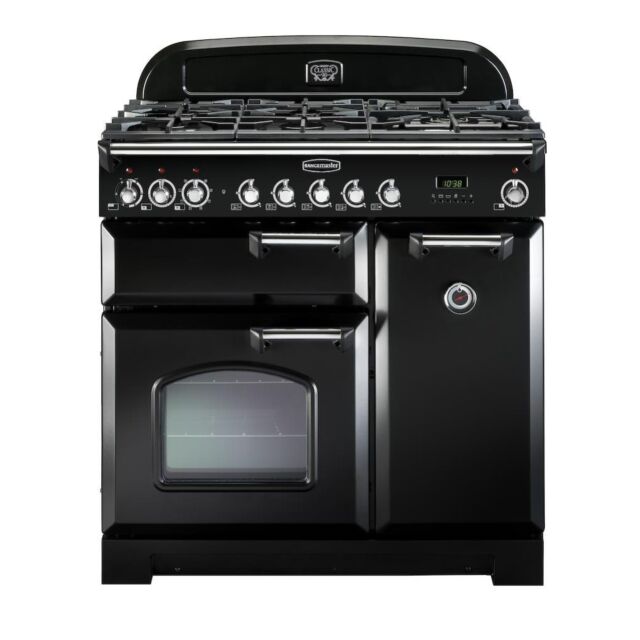 Rangemaster CDL90DFFBL/C 90cm Dual Fuel Range Cooker