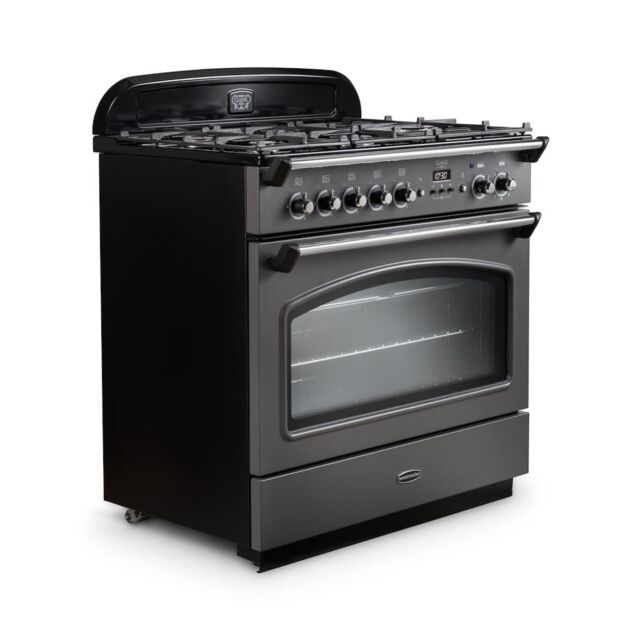 Rangemaster CLAS90FXDFFSL/B 90cm Dual Fuel Range Cooker