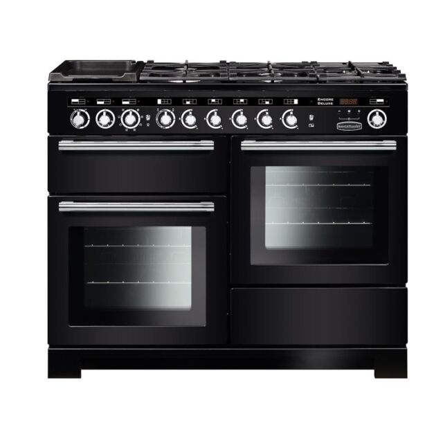 Rangemaster EDL110DFFBL/C Encore Deluxe 110 Dual Fuel Range Cooker