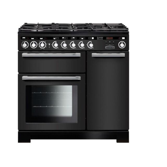 Rangemaster EDL90DFFCB/C Encore Deluxe 90 Dual Fuel Range Cooker