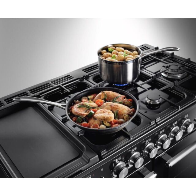 Rangemaster NEX110DFFBL/C 110cm Dual Fuel Range Cooker
