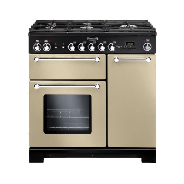 Rangemaster KCH90DFFCR/C 90cm Dual Fuel Range Cooker