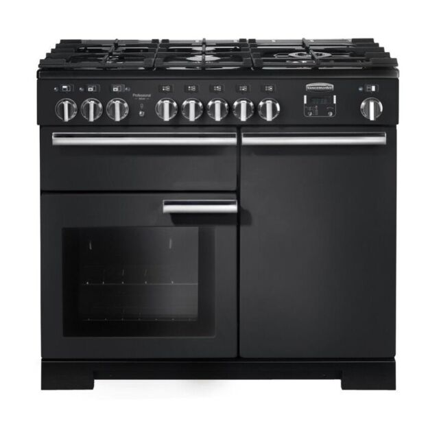 Rangemaster PDL100DFFCB/C 100cm Dual Fuel Range Cooker